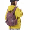 Lila Outdoor-Wanderrucksack mit großem Fassungsvermögen für Trekking und Camping - Einheitsgröße / Lila