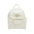 Weißer leichter modischer Damenrucksack mit einzigartigem strukturiertem Stoffdesign - Elfenbeinweiß (1036) / Weiß