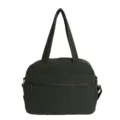 Large capacity black quilted cloud style gym bag for women suitable for travel and fitness - One Size / Green