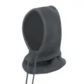 Dunkelgraue Strick-Sturmhaube für Damen und Herren, warmer winddichter Halswärmer für Winter - Einheitsgröße Verstellbar / Dunkelgrau