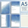 A5 sea breeze series spiral notebook with 60 sheets 120 pages of lined inner paper - Meet The Sea Ocean Theme (60 Sheets) / A5 (140x203mm)