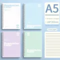 Minimalistisches A5 Spiralnotizbuch Pastell mit 60 Blatt 120 Seiten - A5 (60 Sheets/1 Pack) / Gemischte 4 Farben