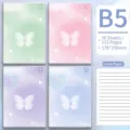 Set di quaderni a farfalla B5 pastello 112 pagine carta a righe per scuola e ufficio - B5 / Sogno di Farfalla / 56 Fogli