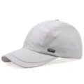 Atmungsaktive hellgraue Mesh-Schnelltrocknungs-Baseballkappe für den Outdoor-Sport - Verstellbar / Hellgrau