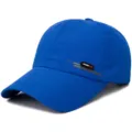 Atmungsaktive blaue schnelltrocknende Sport-Baseballkappe mit Mesh-Design für Outdoor - Verstellbar / Netz-Stil Himmelblau
