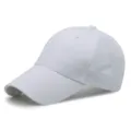 Gorra trucker de malla blanca transpirable para protección solar al aire libre - Adulto XL (59-62cm) / Blanco