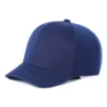 Cappellino da baseball blu scuro a tesa corta per teste grandi, cappello estivo mesh - Taglia Unica (55-59cm) / Tessuto Completo / Blu