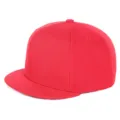 Klassieke rode baseballpet met platte rand en korte klep voor street hiphop stijl - China Rood