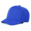 Elegante berretto da baseball blu acceso a tesa corta per circonferenze craniche grandi - Taglia Unica (55-59cm) / Tessuto Completo / Blu zaffiro