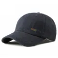 Berretto da baseball classico in cotone blu navy con ricamo THE SPORT stile retro - 56-60cm / Stile THE SPORT / Blu navy