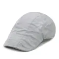 Coppola in mesh traspirante grigio chiaro con tessuto ad asciugatura rapida per estate - Taglia Adulto (55-59cm) / Stile 1 / Grigio chiaro