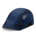 Coppola in mesh traspirante blu scuro cappello a becco con tessuto ad asciugatura rapida per l'estate - Taglia Adulto (55-59cm) / Stile 1 / Blu navy