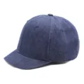 Cappellino da baseball classico in denim blu a tesa corta per protezione solare casual - Taglia Unica (55-59cm) / Tessuto Completo / Denim scuro
