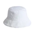 Premium soft white faux rabbit fur bucket hat designed for winter outdoor warmth. - One Size 56-58cm / Plain Style / White