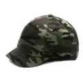 Cappello da baseball mimetico con visiera corta in cotone traspirante per il tempo libero - Taglia Unica (55-59cm) / Tessuto Completo / Camouflage da giungla