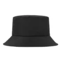 Cappello da pescatore nero leggero traspirante e ad asciugatura rapida per l'estate - Taglia Standard Circa 57cm / Stile Fodera a Rete / Nero