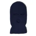 Passamontagna in maglia blu scuro a 3 fori per calore invernale antivento superiore - Taglia unica / Blu navy