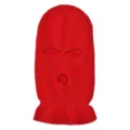 Passamontagna rosso in maglia a 3 fori per calore invernale e protezione - Taglia unica / Rosso