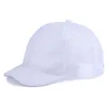Berretto da baseball in rete bianco a tesa corta traspirante per protezione solare estiva - Taglia Unica (55-59cm) / Stile Interamente a Rete / Bianco