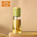 Professional 300ml refillable glass oil sprayer bottle for kitchen and air fryer - 300ml 绿色 (一支装)