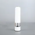 Moulin à poivre de cuisine cylindrique blanc avec fenêtre transparente pour épices. - ABS blanc
