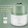 Mini hachoir à ail électrique portable 250ml robot culinaire multifonctionnel en vert - Vert Herbe 250ml