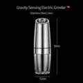 Macinapepe elettrico automatico con sensore di gravità in acciaio inossidabile, 20cm - Macina Elettrica a Gravità / Argento
