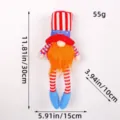 Patriotic Independence Day faceless gnome doll ornament with star and stripe pattern decoration - Independence Day Long Leg Light Male (C1-9)