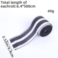 Nastro decorativo a righe bianche e nere per confezioni regalo e fai da te, largo 6,4 cm - Stile A Righe Bianco Nero (Z2-56) / 6.4cmx500cm / Bianco e nero
