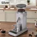 Elektrische Kaffeemühle in Silber für Zuhause mit einstellbaren Stufen - Modell 687 (Mit Waage) / Silber