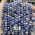 High quality 3A grade natural blue sodalite round loose beads for DIY jewelry making - 4mm (Approx 90pcs) / 3A Natural Sodalite
