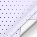 Carta da regalo bianca premium con eleganti pois dorati metallizzati per mazzi di fiori - Stampa a caldo Pois Piccoli / 50x70cm