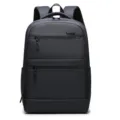 Veelzijdige uitbreidbare zwarte zakelijke laptoprugzak voor korte reizen en dagelijks gebruik - Blauw