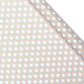 Cadeaupapier met kleurrijk regenboogmozaïekpatroon op witte kraftpapierrol - Pixel Regenboog / 50*70cm