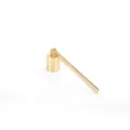 Elegant gold-plated stainless steel candle snuffer tool for luxury home aromatherapy - Small Cylindrical Straight Snuffer / Gold