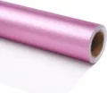 Mat roze gealuminiseerd cadeaupapier op rol voor luxe verpakkingen - Mat Roze