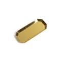 Eleganter goldener achteckiger Edelstahlablage für Schmuck und Kosmetikaufbewahrung - S / Gold
