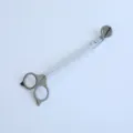 Silver stainless steel candle wick trimmer scissors for clean candle burning - Owl Style Silver Trimmer