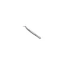 Professionelle kniegebogene Edelstahl-Pinzette für die Ohrenpflege und Präzision - Gebogene Spitze / 16cm