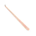 Elegante gancio per stoppino in metallo oro rosa con motivo floreale inciso dettagliato - Stile Gancio a Fiore / Oro rosa