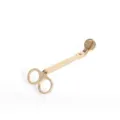 Gouden lontknipper korte metalen kaarsenschaar voor geurkaarsen variant model item - Goud