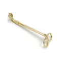 Professional golden stainless steel candle wick trimmer for aromatic candles and home use - K gold flowerless scissors