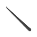 Elegante gancio spegnicandela nero opaco con raffinato motivo decorativo a foglia - Stile Gancio a Fiore / Nero