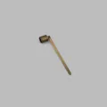 Vintage bronze-finish candle snuffer with pivoting head - Antique Bronze Candle Snuffer (Ziplock Bag)