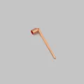 Rose gold stainless steel candle snuffer tool with a rotating head for candle safety. - 玫瑰金灭烛罩(自封袋装)