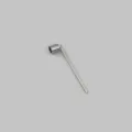 Professional silver stainless steel candle snuffer with long handle for scented candles - 银色灭烛罩(自封袋装)