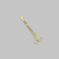 Polished gold stainless steel candle wick trimmer for candle care - Gold Wick Trimmer (Ziplock Bag)