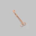 Elegant rose gold stainless steel candle wick trimmer for candle care and maintenance - Rose Gold Wick Trimmer (Ziplock Bag)