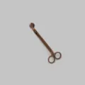 Aromatherapy candle wick trimmer tool with elegant bronze finish for candle care - Red Bronze Wick Trimmer (Ziplock Bag)