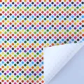 Buntes Geschenkpapier mit Punkten für DIY-Verpackungen und Bastelarbeiten zum Geburtstag - Regenbogen-Punkte